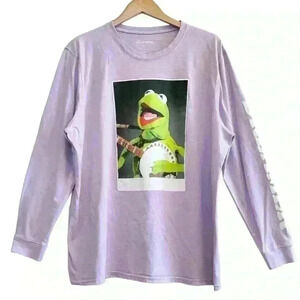 Disney, The Muppets, Kermit The Frog, Banjo, Dreamer, Long Sleeve T-Shirt, 2XL